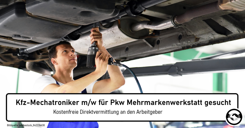 Kfz-Mechatroniker m/w für Pkw gesucht - Hannover